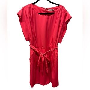 Eliza J Red Tie-Waist Dress size 12